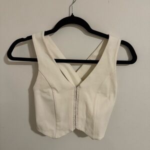 Forever 21 Vest Corset Crop Top
